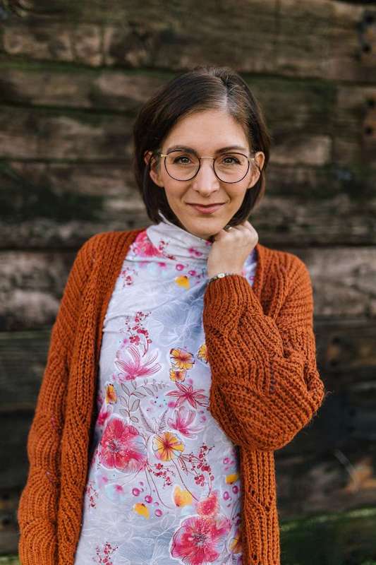 Lillestoff teplákovina ledové kvítí