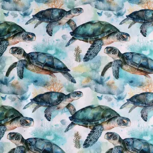 hladký úplet - želvy