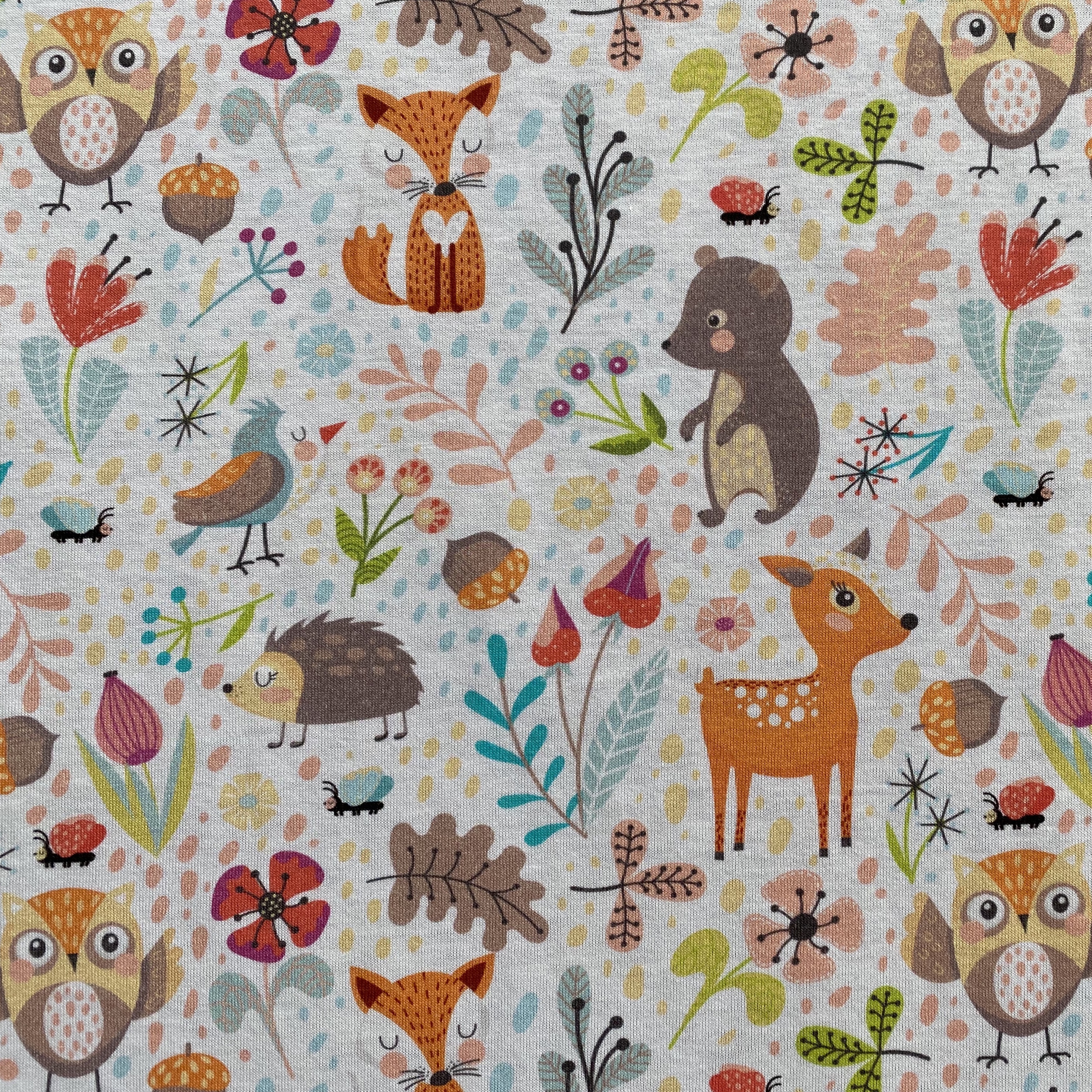 Zvířátka - 100% bavlněný úplet