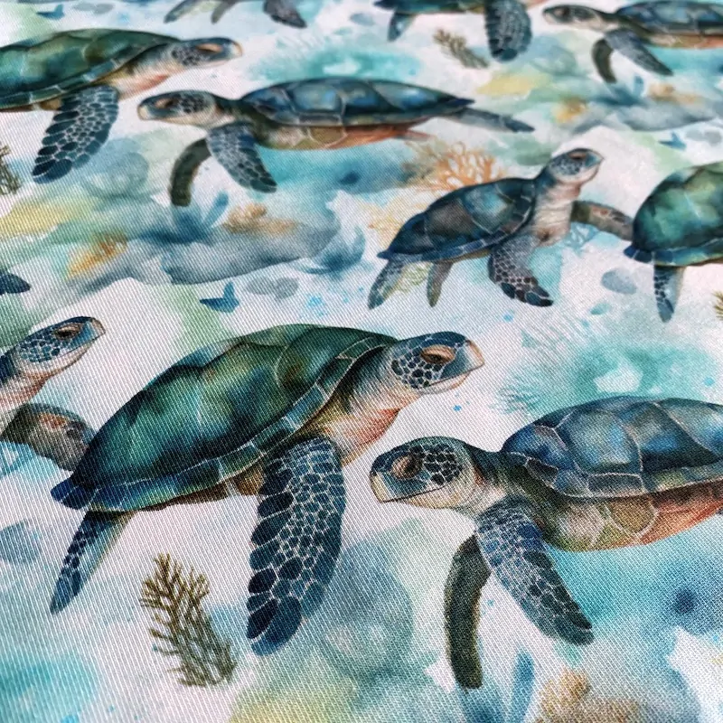 hladký úplet - želvy