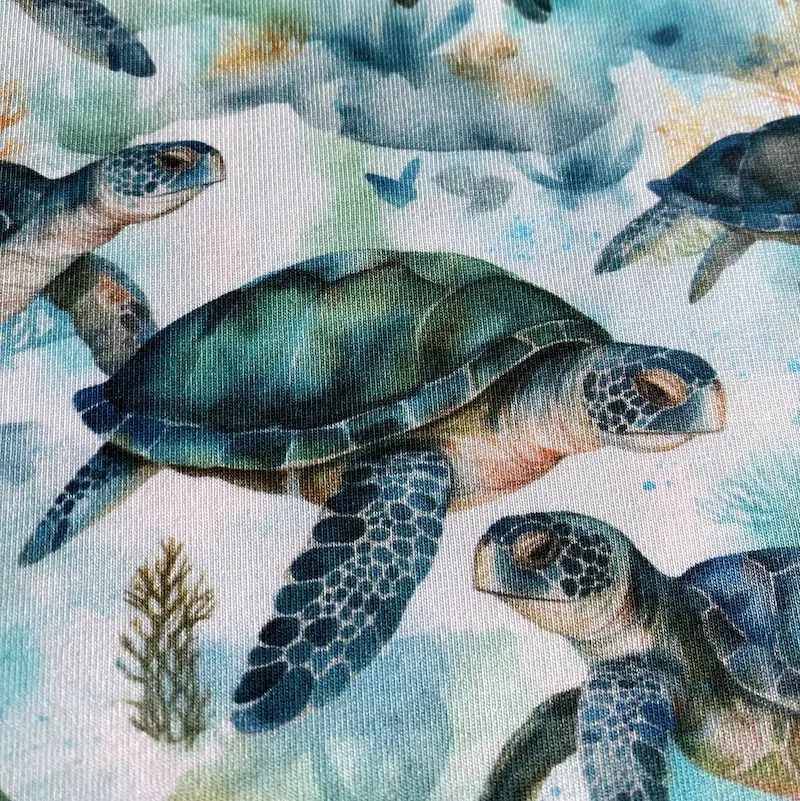 hladký úplet - želvy