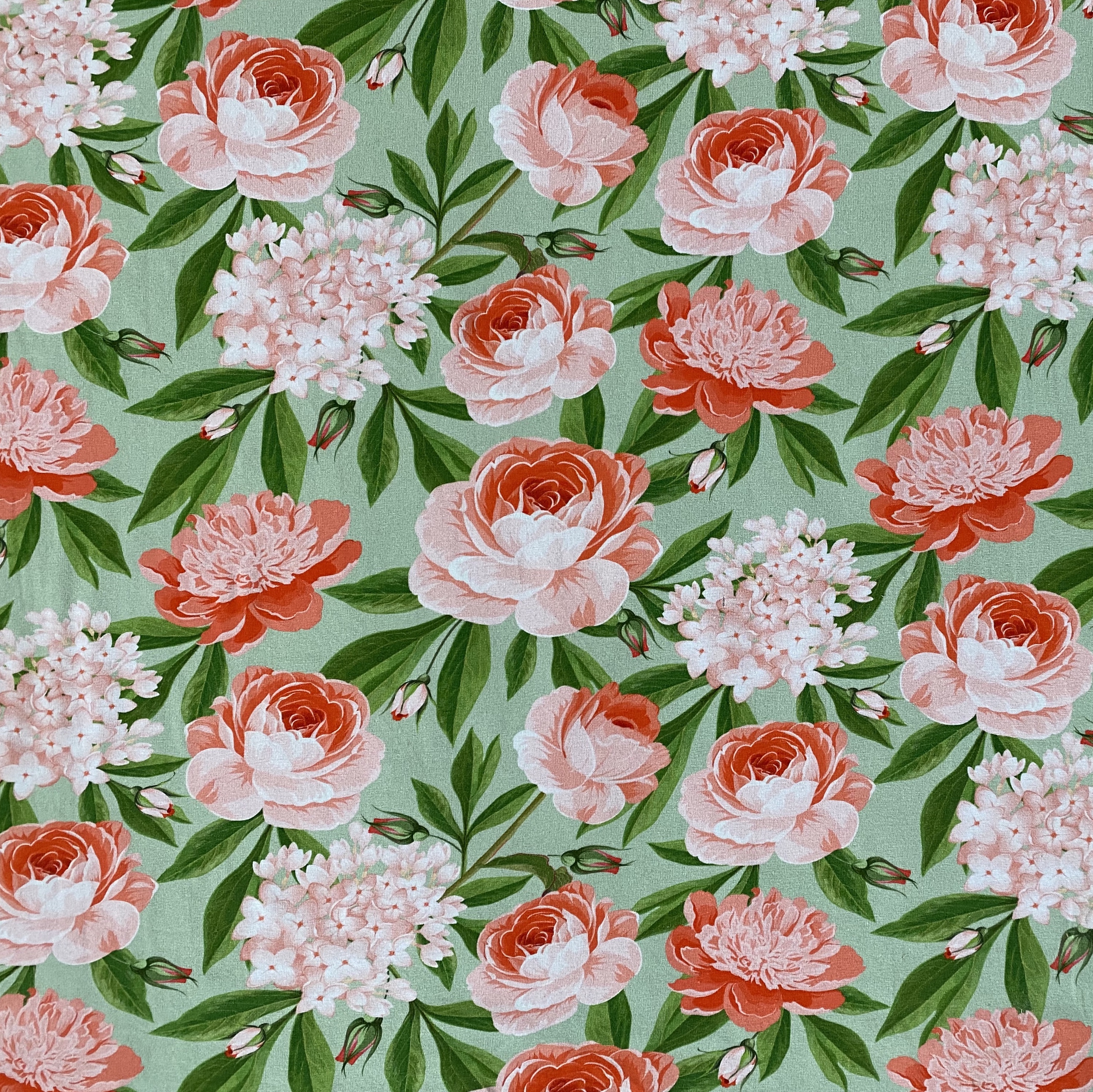 růže a šeřík - úplet