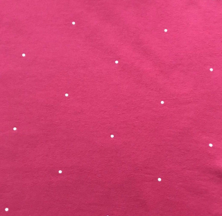 puntík na malinové- teplákovina