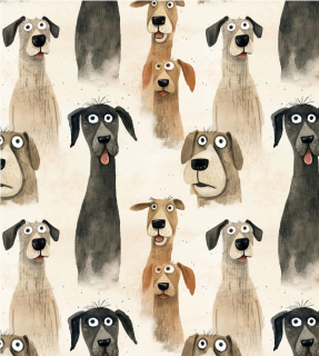 žebrovaný úplet - pejsci