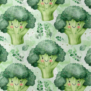 žebrovaný úplet - pan brokolička 