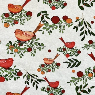 červení ptáčci - hladký úplet