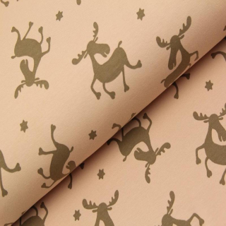 sob na růžové -  teplákovina počesaná