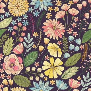 louka v noci - teplákovina